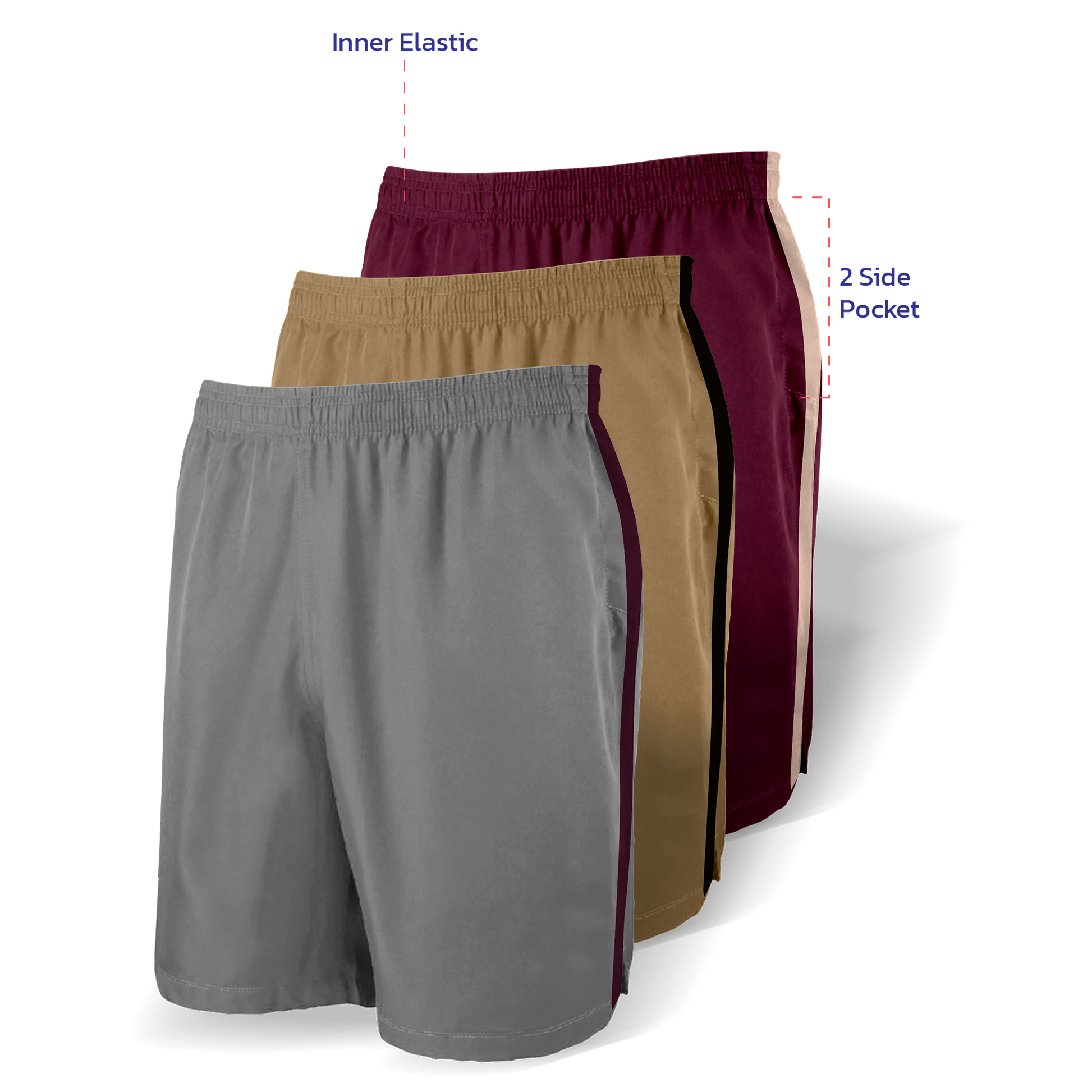 Mens Barmuda Shorts (6 Pcs ) Pack