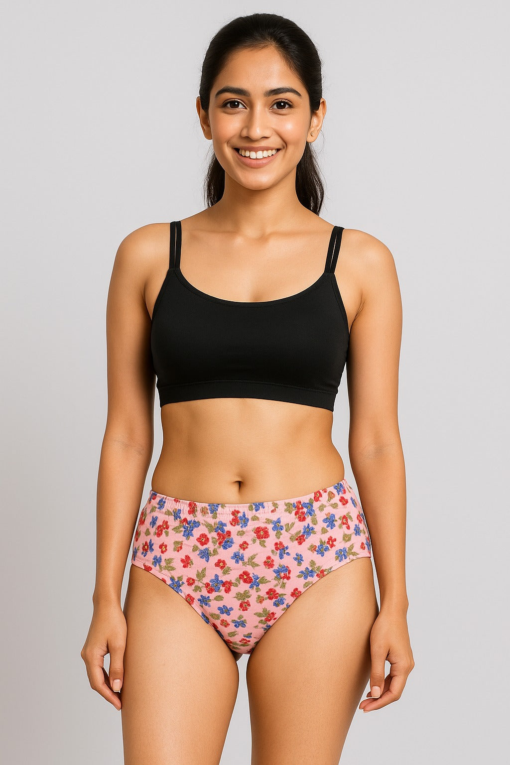 Jass Print Panty Inner Elastic
