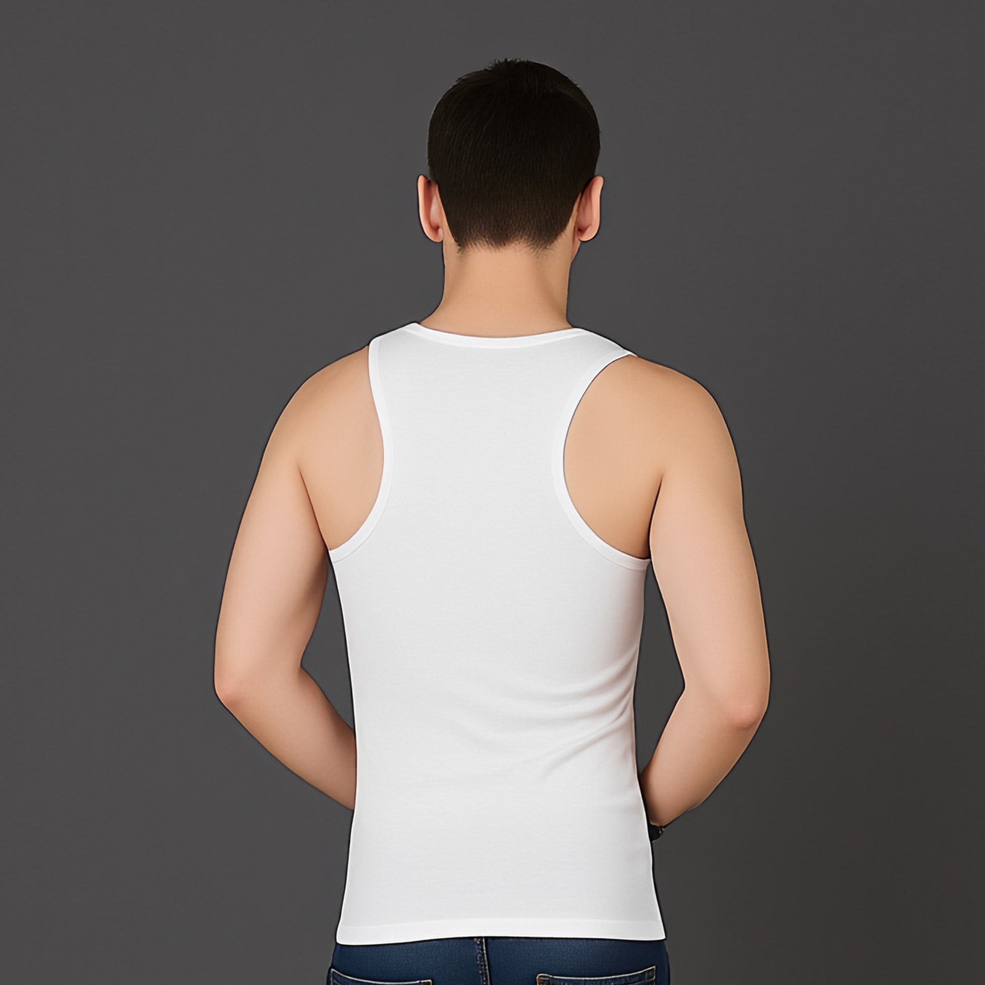 Mens Premium Vest RN – Soft Cotton Comfort