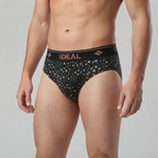 Mens Printed Brief (10 Random colours)