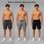 3pcs Combo Mens Shorts Bermuda