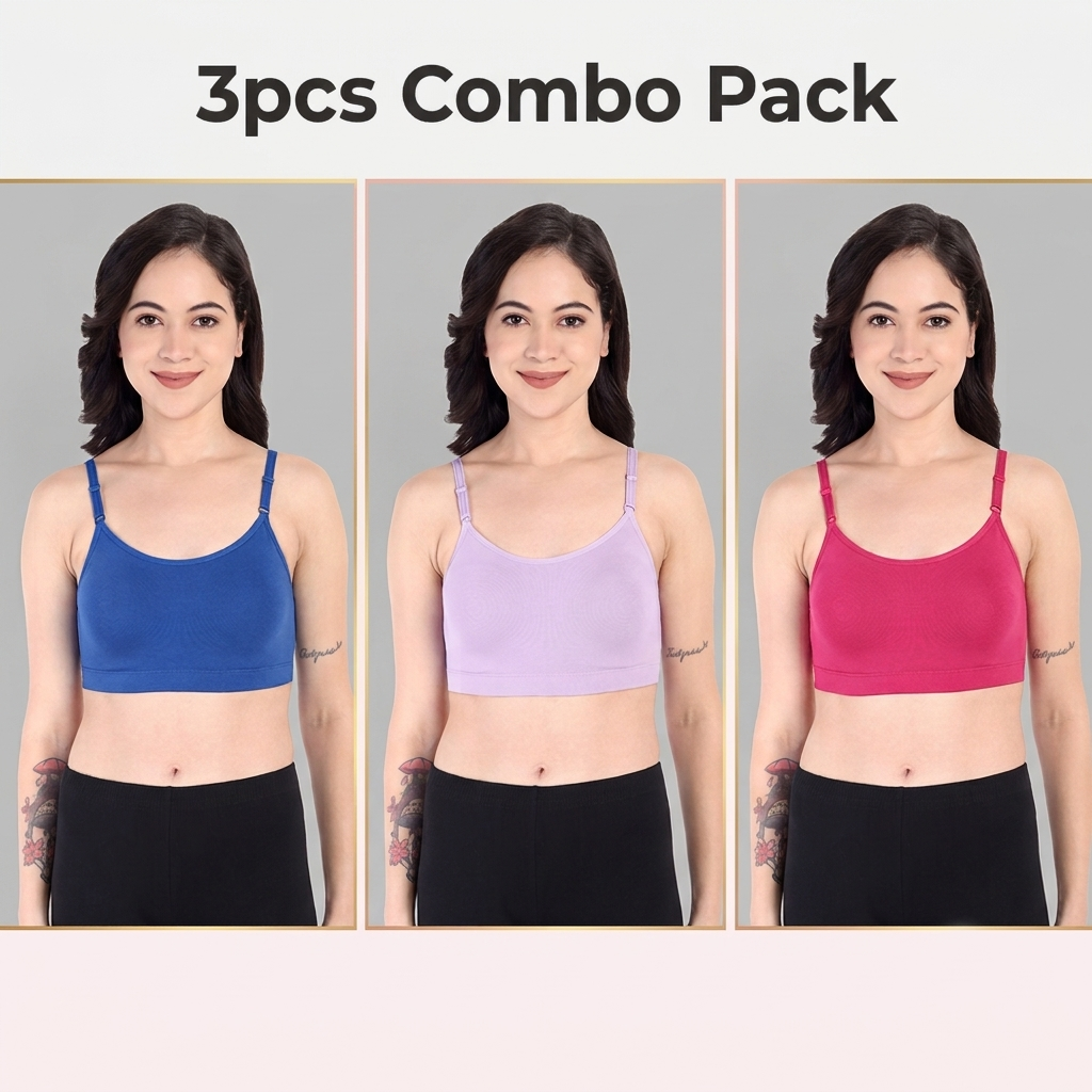 3pcs Combo Teenage Bra Aurora