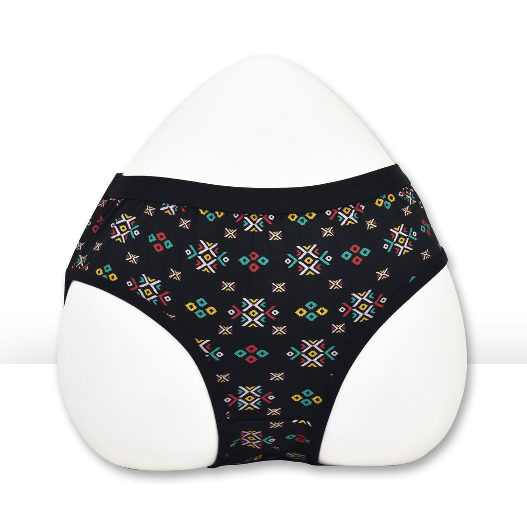 Jass Print Panty Outer Elastic