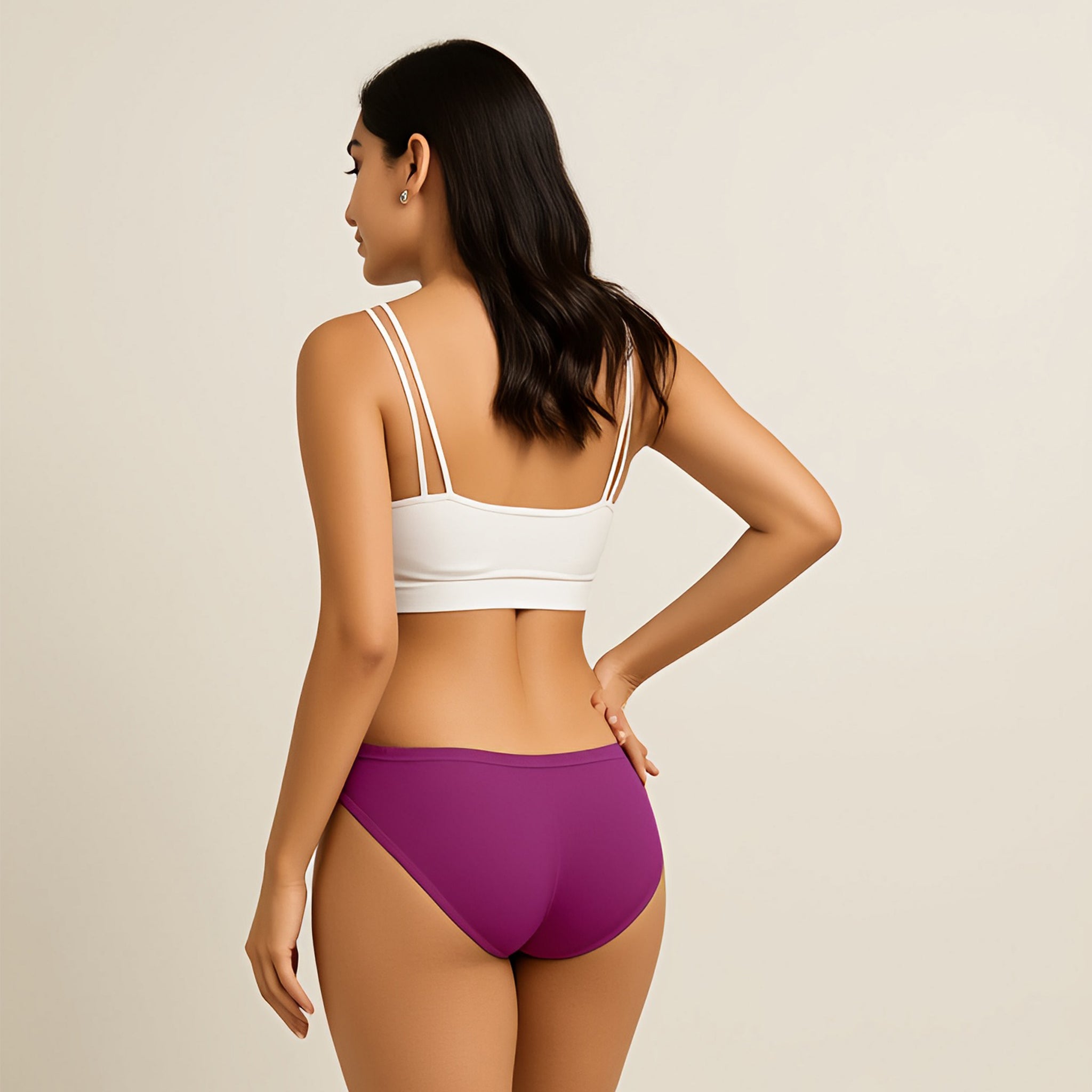 Women’s Modal Panties Bikini (Petals)