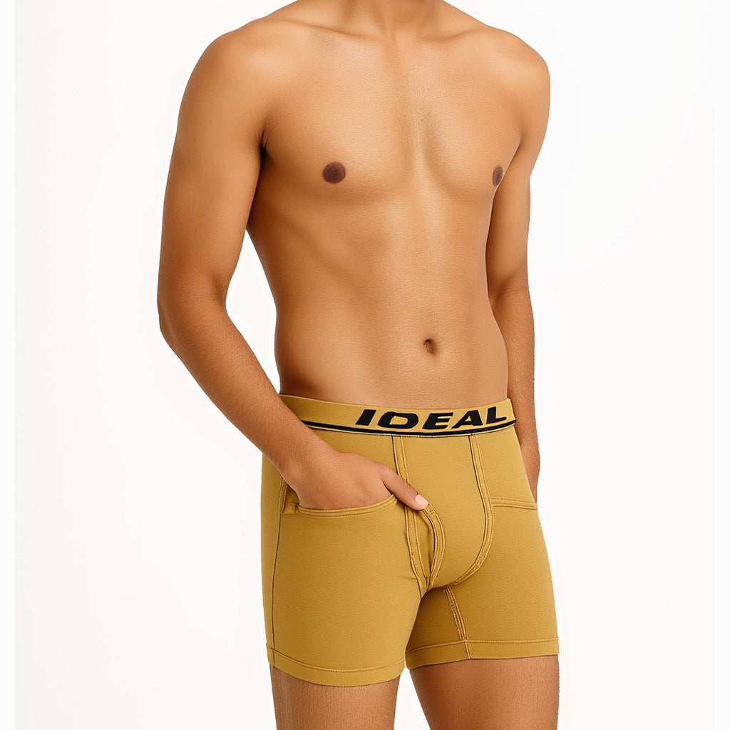 Rio Trunk Pocket Outer Elastic – Premium Cotton Men’s Trunk | IdealInnerwear