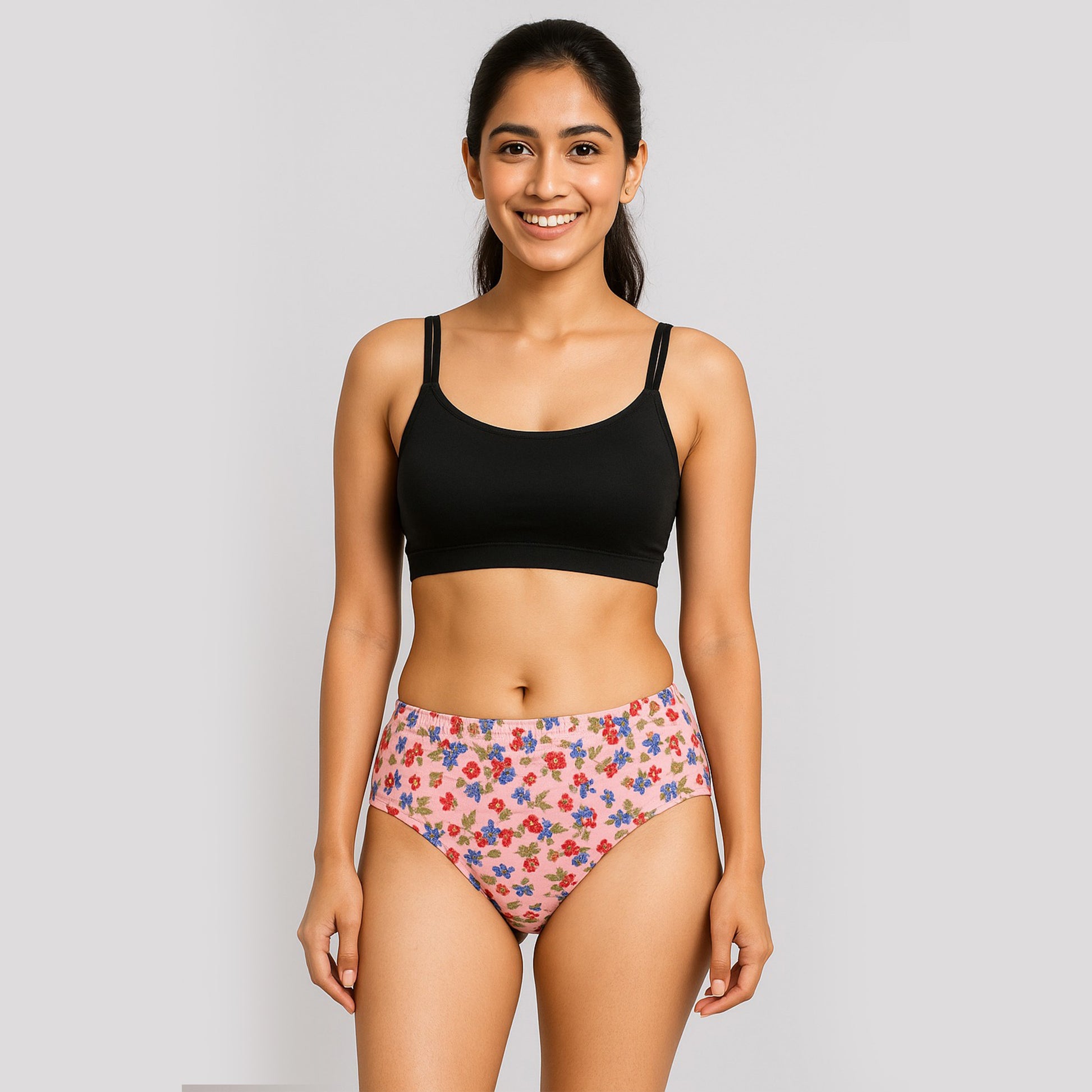 Jass Print Panty Inner Elastic – Soft Cotton Printed Women’s Underweear | IdealInnerwear