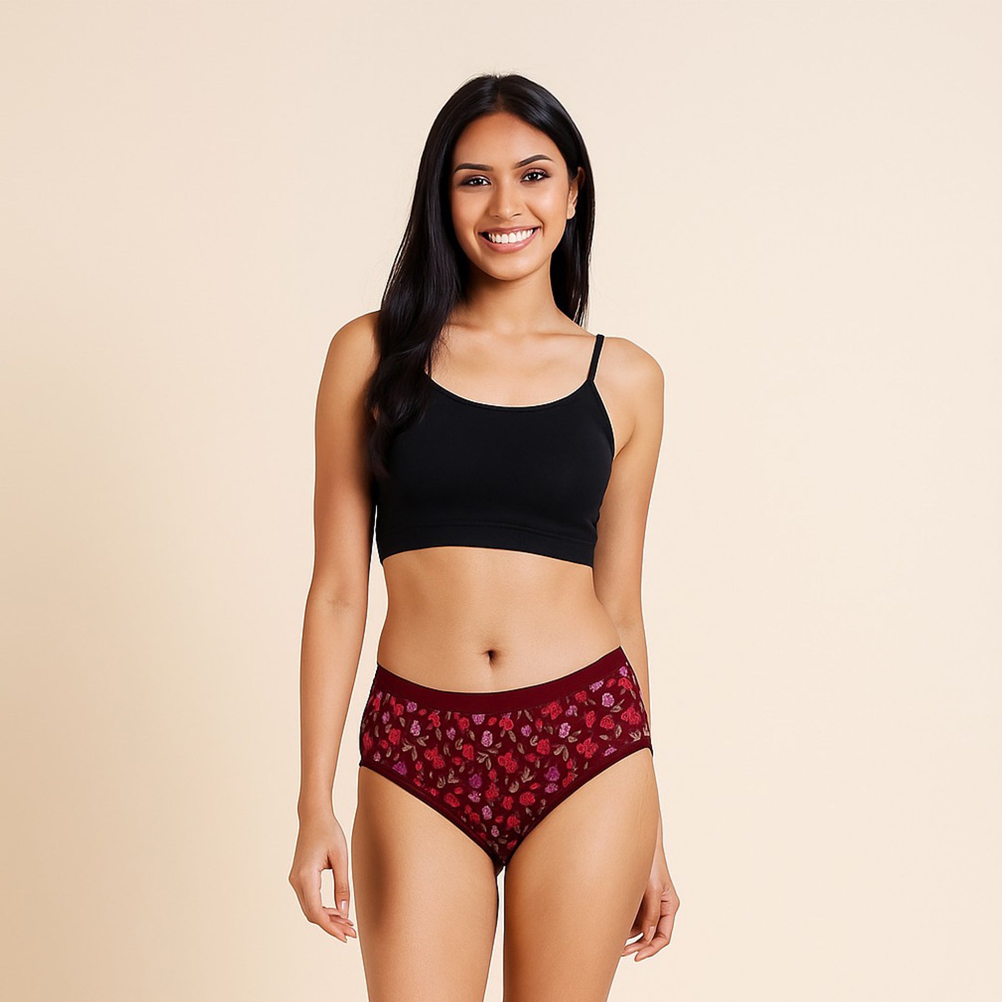 Jass Print Panty Outer Elastic