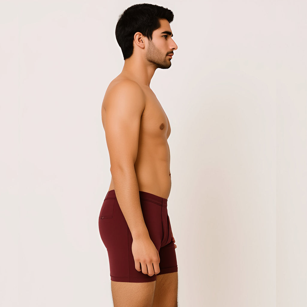 Rio Trunk Pocket Inner Elastic – Premium Cotton Men’s Trunk | IdealInnerwear